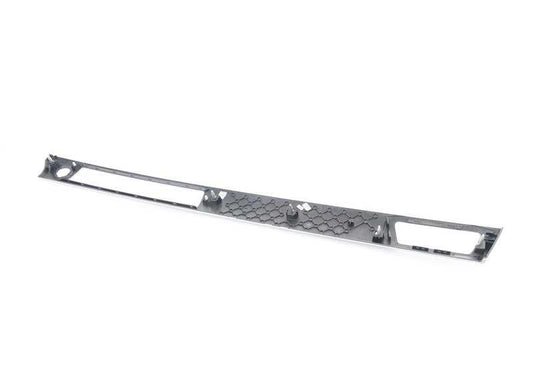 Embellecedor de salpicadero en aluminio derecho OEM 51459148069 para BMW E90, E91, E92, E93. Original BMW.
