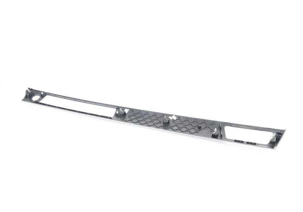 Embellecedor de salpicadero en aluminio derecho OEM 51459148069 para BMW E90, E91, E92, E93. Original BMW.