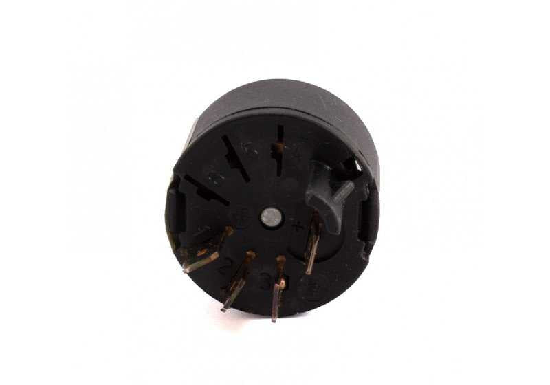 Interruptor ventilador calefacción OEM 61311376909 para BMW E21, E30, E28. Control original del soplador de aire y climatización. Original BMW.