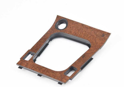 Tapa embellecedora de madera clara (ahorn hell) para bandeja portaobjetos OEM 51168411691 para BMW E36 y Z3. Original BMW.