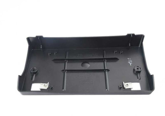 Soporte de matrícula OEM 51138056940 para BMW F25 y F26 (X3, X4) versión USA/Japón. Original BMW.