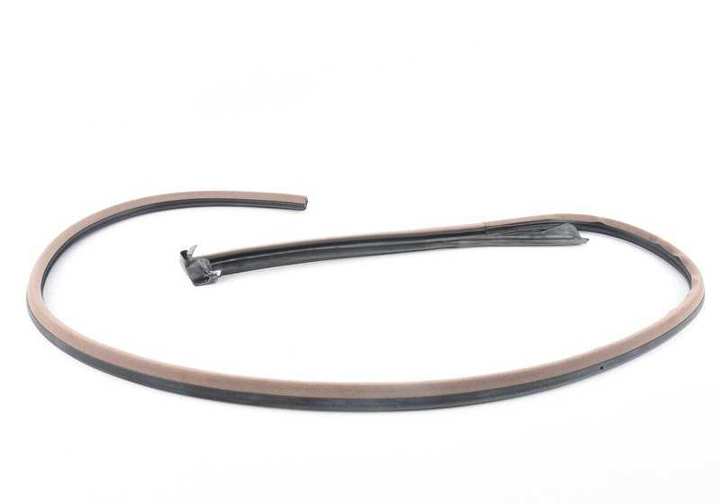 Junta de puerta delantera derecha color beige OEM 51718219554 para BMW E36. Original BMW.