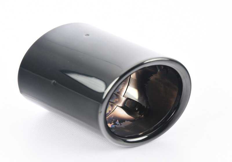 Exhaust pipe trim for BMW 5 Series F07, F10, F11, 6 Series F06, F12, F13 (OEM 18307612731). Original BMW