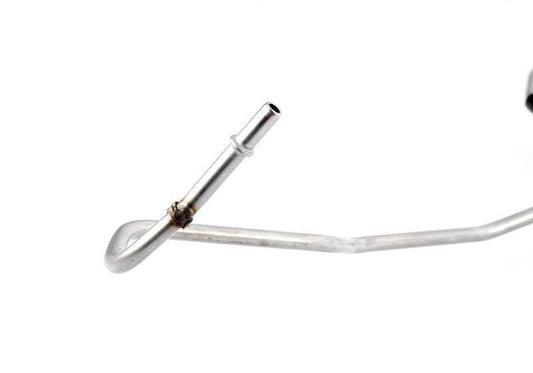 Tubo de combustible con adaptador de sensor OEM 16112283243 para BMW E63 y E64. Original BMW.