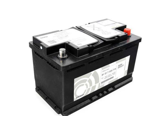 Batería AGM 80Ah OEM 61217555719 para BMW E81, E82, E87, E88, F20, F21, F40, F22, F23, F44, F45, F46, F87, G42, E46, E90, E91, E92, E93, F30, F31, G20, G21, G28, F32, G22, G23, G26, E60, E61, F10, F11, E84, F48, F39, G01, G02, G05, G18, G06, G09, E8