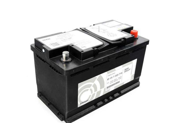 Batería AGM 80Ah OEM 61217555719 para BMW E81, E82, E87, E88, F20, F21, F40, F22, F23, F44, F45, F46, F87, G42, E46, E90, E91, E92, E93, F30, F31, G20, G21, G28, F32, G22, G23, G26, E60, E61, F10, F11, E84, F48, F39, G01, G02, G05, G18, G06, G09, E8