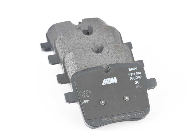 Kit de reparación pastillas de freno sin amianto OEM 34217991043 para BMW X5 F95 y BMW X6 F96 (todos los modelos M y M Competition). Original BMW.