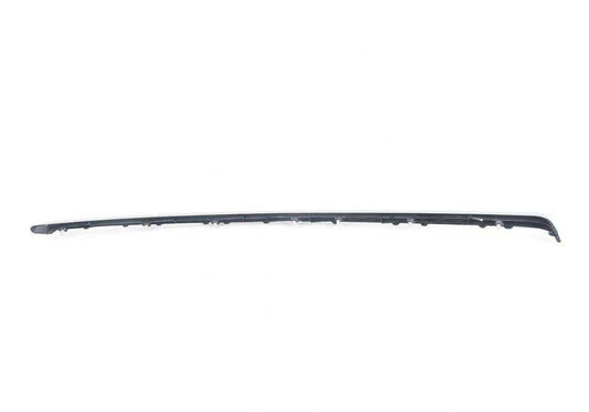 Moldura interior Porta frontal direita na geleira de alumínio Silber OEM 51419145408 para BMW E90, E91. BMW original.