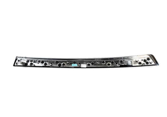Moldura embellecedora de puerta en aluminio delantero izquierdo OEM 51418051327 para BMW F10, F11. Original BMW.