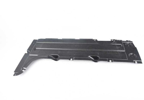 Protector de bajos delantero derecho OEM 51757213672 para BMW F25 (X3), F26 (X4). Original BMW.