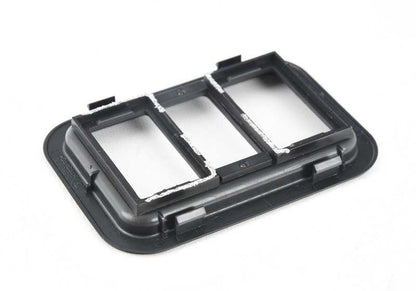 Rear switch trim for various BMW models/series (OEM 51168398470). Original BMW.