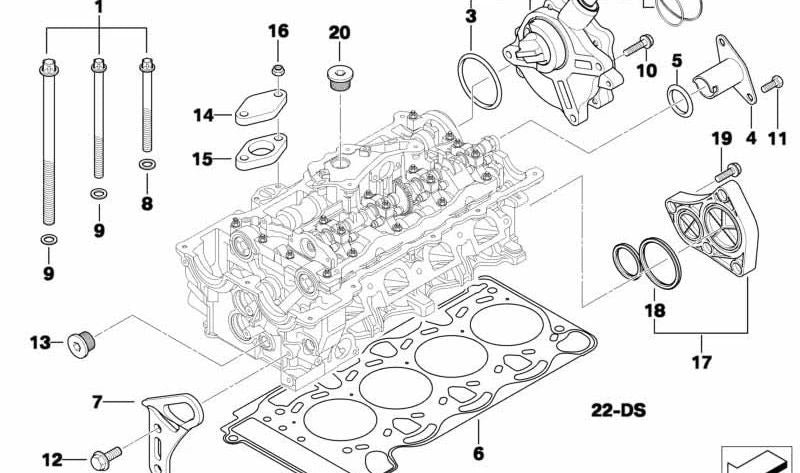 Junta tórica (O-Ring) 25X3 OEM 11377510030 para BMW E81, E82, E87, E87N, E88, E46, E90, E90N, E91, E91N, E92, E92N, E93, E93N, E60N, E84, E83, E83N, E85. Original BMW.