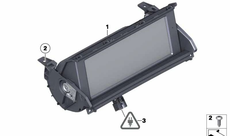 Pantalla central multimedia (Central Information Display) OEM 65509210504 para BMW Z4 (E89). Original BMW.