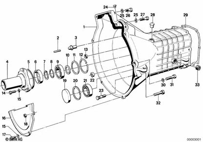 Breather Valve for BMW 3 Series E21, E30 5 Series E12, E28 6 Series E24 7 Series E23 (OEM 23111224051). Original BMW