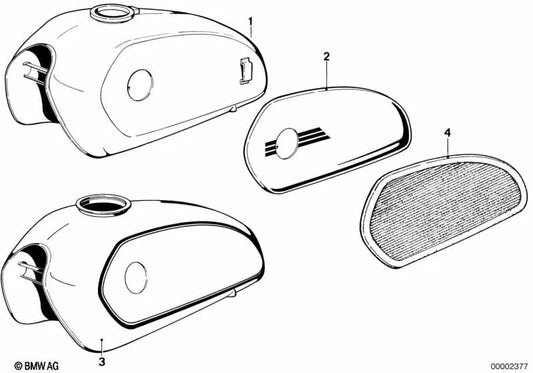 Primed fuel tank for BMW F07, F10, F11, F06, F12, F13, F01N, F02N (OEM 16111232000). Genuine BMW.
