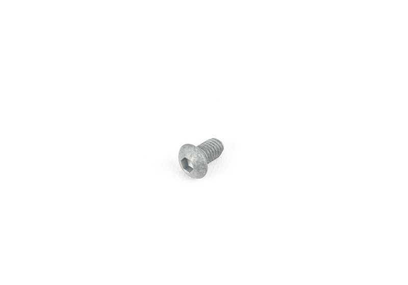 Tornillo OEM 07119906391 M6x10-8.8-ZNS3 para BMW {F22, F23, F30, F31, F34, F32, F33, F36, F07, F10, F11, G30, G31, G60, F06, F12, F13, F01, F02, F04, G11, G12, G70, G16, E70, F15, F85, E71, E72, F16, F86, G07}. Original BMW.