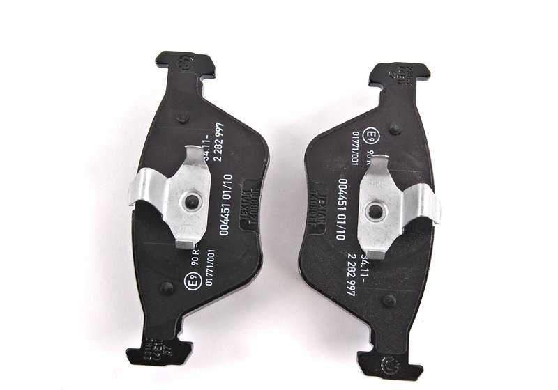 Juego de pastillas de freno OEM 34112282995 para BMW E36, E46, E34, E32, Z3, E85, E86. Original BMW.