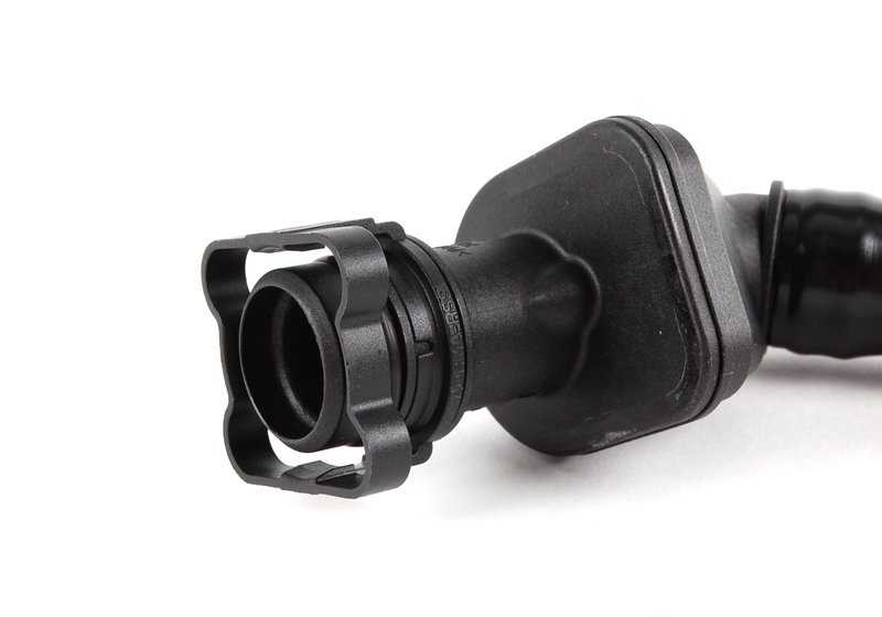 Tubo de ventilación cárter OEM 11157553949 para BMW E82, E88, E90, E91, E92, E93, E60, E61, E89. Original BMW.