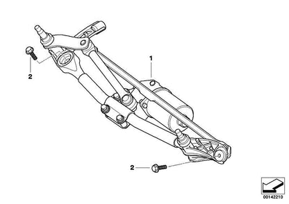Limpiaparabrisas Completo Para Bmw E90 E91 E92 E93. Original Recambios