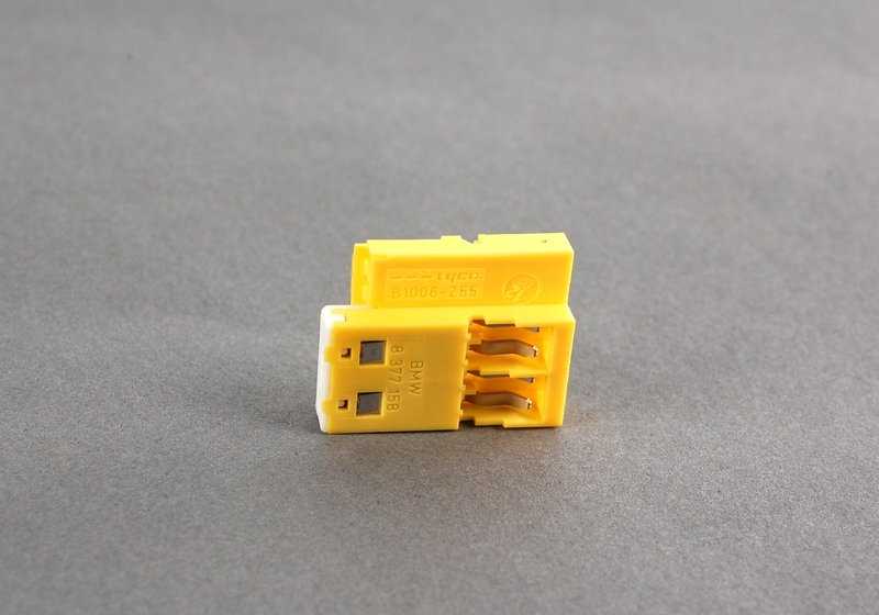 Conector eléctrico 6 pines OEM 61138377158 para BMW E81, E82, E87, E88, F20, F21, E36, E46, E90, E91, E92, E93, F30, F31, F34, F32, E39, E60, E61, E63, E64, E38, E65, E66, E84, E83, F25, E53, E70, E71, E72, E85, E86, E89, E52, I01, I12, I15, I20. Or