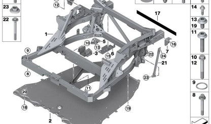 Arandela OEM 31106870635 para BMW I12, I15. Original BMW.