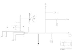 Mazo de cables motor OEM 12511438519 para BMW Z3 (E36) 2.0, 2.8, transmisión manual y automática. Original BMW.