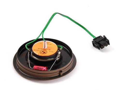 Altavoz OEM 65138361380 para BMW E36 {316i CA1, CA2, CA7, BE1, BE2, BE12, BE21, BE22}. Original BMW. Color beige. Ideal para sistema estéreo de fábrica.