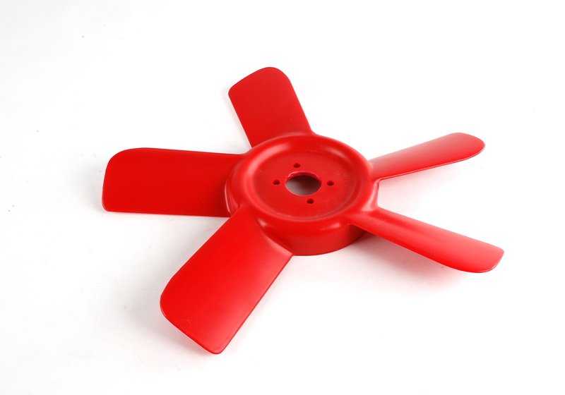 Ventilador de refrigeración OEM 11521255505 para BMW E23, E24, E28, E30, E32, E34. Original BMW.