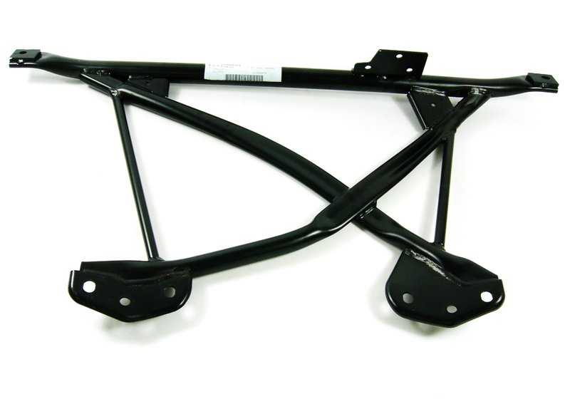 Refuerzo de chasis inferior OEM 51718410212 para BMW E36 y Z3. Original BMW.