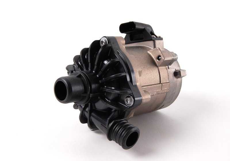 Bomba adicional de refrigerante OEM 11517566335 para BMW F07, F07N, F10, F10N, F11, F11N, F06, F06N, F12, F12N, F13, F13N, F01, F01N, F02, F02N, F04, E70, E70N, F15, E71, E72, F16. Original BMW.