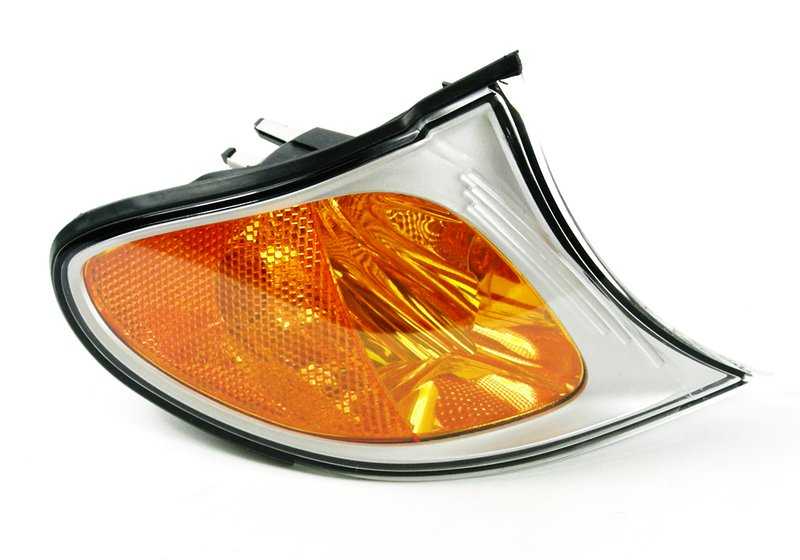Luz intermitente derecha titanio para BMW E46 (OEM 63136915384). Original BMW