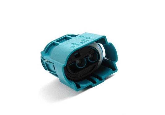 Conector eléctrico 2 pines OEM 61138352390 para BMW {E82, E88, E46, E90, E90N, E91, E91N, E92, E92N, E93, E93N, E39, E38, E65, E66, E53, E70, E70N, F15, F85, E71, E72, F16, F86} y MINI {R50, R52, R53}. Original BMW y MINI.