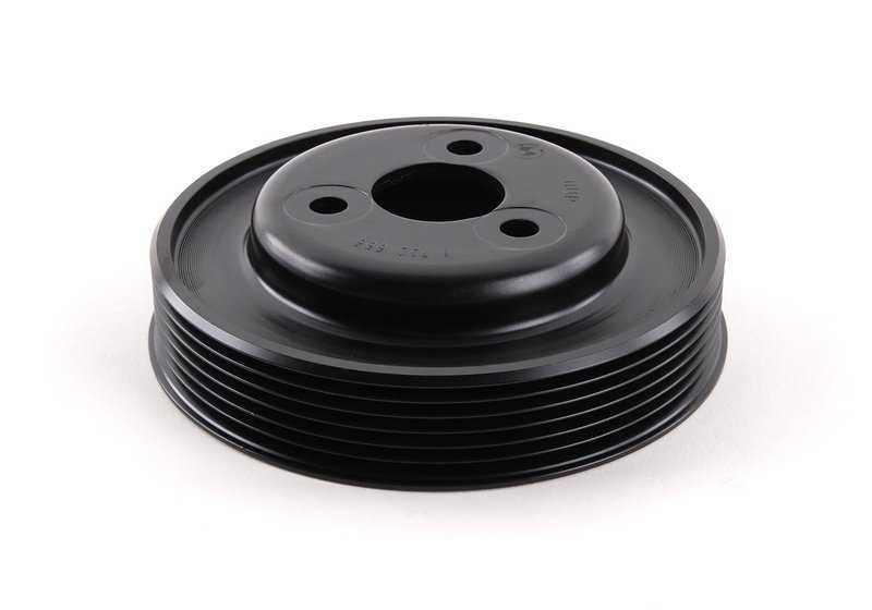 Polea de bomba de dirección asistida OEM 32421722556 para BMW E36, E34, E38. Original BMW.