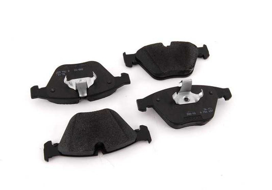 Juego de pastillas de freno sin amianto OEM 34116794915 para BMW E60, E61, E65, E66. Original BMW.