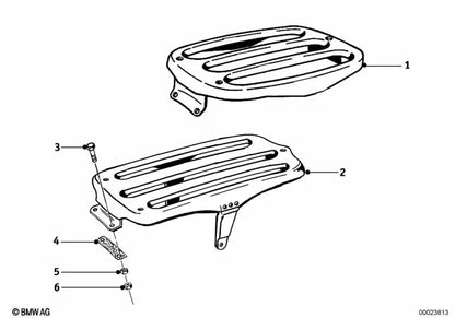 Luggage rack for BMW E70, E53, 3 Series E46, F30, F80 (OEM 46545096200). Genuine BMW