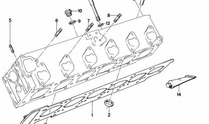 Junta de Culata para BMW E28, E34, E24, E23, E32 (OEM 11121730227). Original BMW