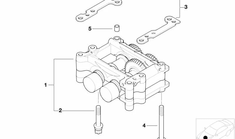BMW Wheel Separator 3 E36, E46 (OEM 11271439605). BMW d'origine.