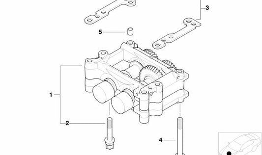 BMW Wheel Separator 3 E36, E46 (OEM 11271439605). BMW d'origine.