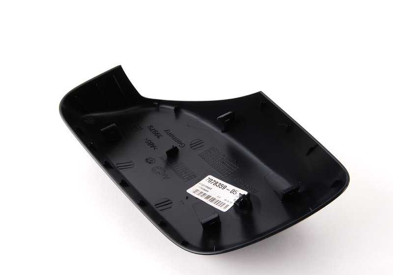 Tapa embellecedora del retrovisor izquierdo imprimada OEM 51167078359 para BMW E60, E60N, E61, E61N, E63, E63N, E64, E64N. Original BMW.