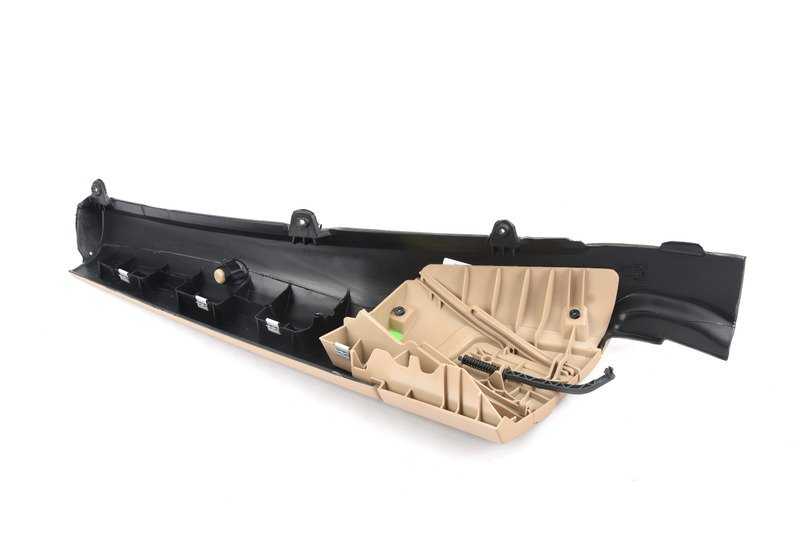 Revestimiento lateral trasero derecho superior para BMW E46 (OEM 51437143138). Original BMW