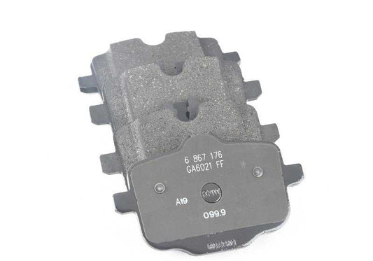 Kit de reparación de pastillas de freno sin amianto OEM 34216867175 para BMW G30, G30N, G31, G31N, G32, G32N, G11, G11N, G12, G12N, G14, G15, G16, G01, G02, G05, G06, G07. Original BMW.