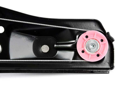 Elevalunas eléctrico trasero izquierdo OEM 51352990387 para BMW E84. Original BMW.