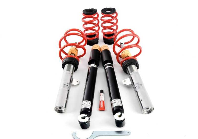 Suspensión deportiva roscada JCW Pro OEM 33502412586 para MINI F55, F56, F57, F56 BEV… y más. No compatible con EDC. Original MINI.