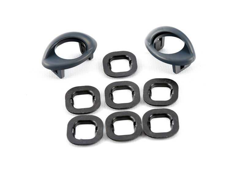 Printing front bumper with PDC sensors 51117115710 for BMW E63, E64. Original BMW.