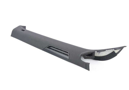 Embellecedor pilar A izquierdo OEM 51437350793 para BMW i8 (I12, I12N). Pieza original BMW. Color antracita. Ideal para reemplazo estético del interior.