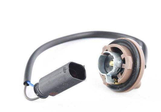 Portalámparas con bombilla amarilla OEM 63122493724 para BMW Z3 {E36} (modelos 1.8, 1.9, 2.0). Original BMW.