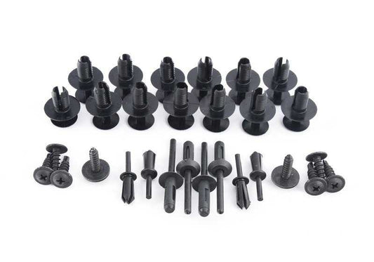 Juego de piezas adosadas parachoques delantero OEM 51112444863 para MINI Countryman R60, Paceman R61. Original MINI.