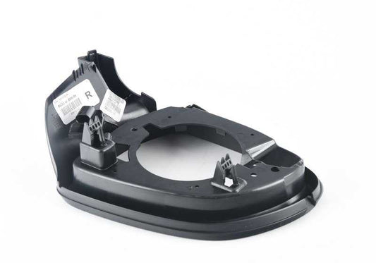 Soporte exterior negro derecho OEM 51167291206 para BMW F25, F26, F15, F16. Compatible con X3 y X6. Recambio original BMW.