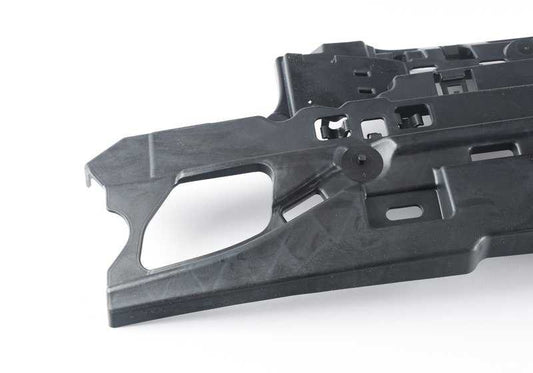 Soporte trasero de escape OEM 51128065846 para BMW F90 (M5) modelos JF01 y JF02. Compatible con versiones automáticas y tracción total del 2017 al 2020. Pieza original BMW.