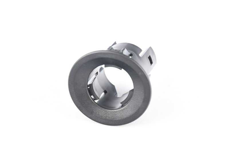 PDC Transmitter Bracket Front Right Outer for BMW E83 (OEM 51113402838). Original BMW.